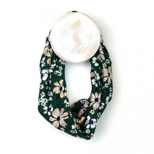 Green Floral Multiway Snood by Peace of Mind